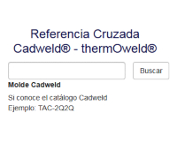 Referencia Cruzada Cadweld - thermOweld