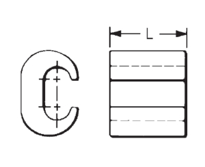 Dimensiones del Conector Derivador Burndy YC4C4